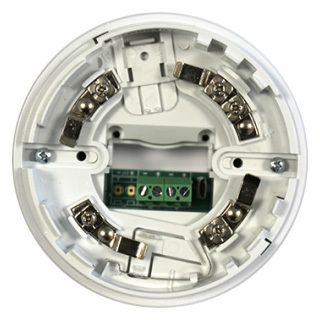 INIM FIRE ISB1011B Base with conventional acoustic alarm in black color 