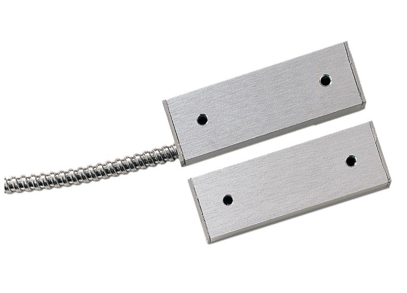 ARITECH INTRUSION DC118 Magnetic contact in anodized aluminum for open installation