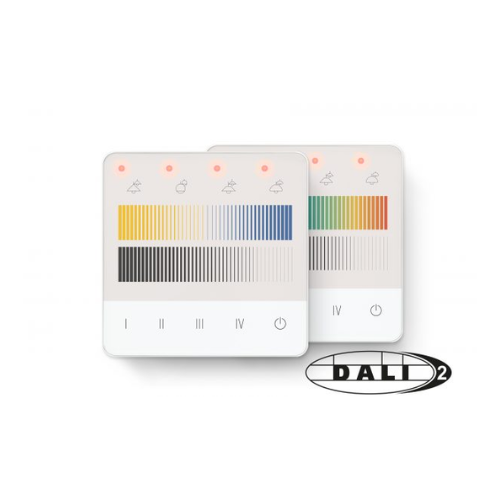 LUNATONE 24035290-PS-G13A capacitive Touchpanel with 4 LEDs to indicate sele