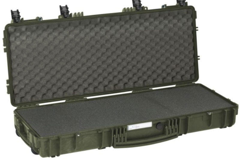 GT LINE 9413.G valigia lunga 94 cm, verde con spugna precubettata