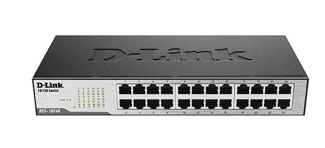 D-LINK DES-1024D 24 PORT 10/100 MBPS DESKTOP SWITCH