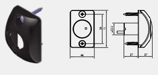 ABTECNO WI-315919 APG-AR PLASTICA ANTIURTO PA6 GF15 FOTOCELLULA ARGO