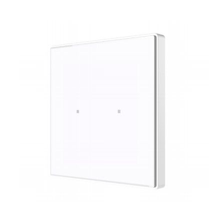 ZENNIO ZVI-SQTMD2-W ZVI-SQTMD2-W Square TMD  Capacitive push button Square Touch-MyDesign with temperature probe, 2 buttons, white 