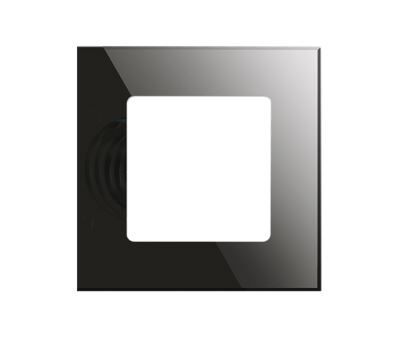 BLUMOTIX BX-Q10B KRISTAL 2-seater glass plate Black