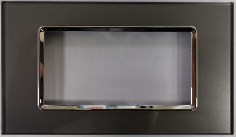 MAPAM 5004BL-3 Joy 5004BL-3 4P Grey Glass Plate