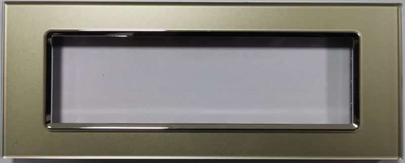MAPAM 6007BL-5 Gem 6007BL-5 7P Champagne Glass Plate