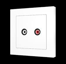 ZENNIO 8300051 RCA audio keystones for ZS55