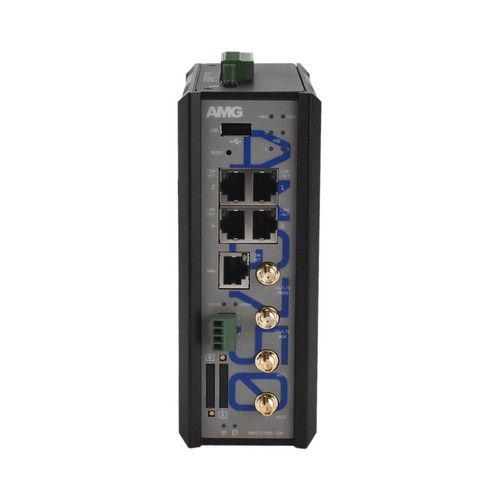 HANWHA AMG150-4GAT-P120/HWEU Industrial 4 Port PoE Injector