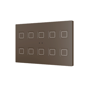 ZENNIO ZVITRXL10M RGB XL 10 key. PC-ABS capacitive button - 1
