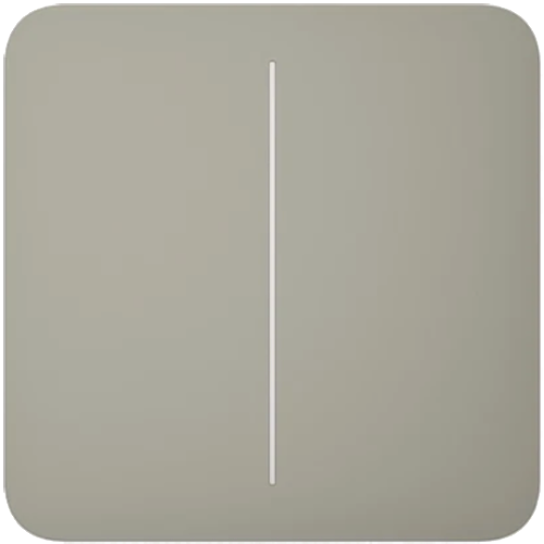 AJAX 52153 SoloButton (2-gang) [55] ASP oyster