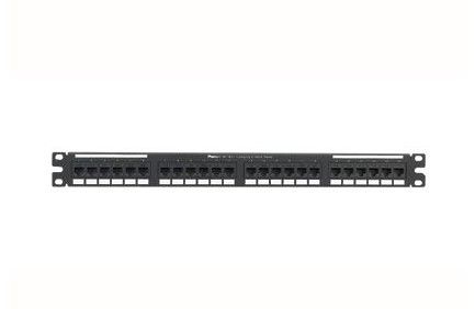 PANDUIT NK6PPG24Y NK Punchdown Patch Panel- Cat 6- Flat- 24 Port- 1