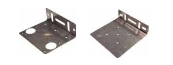 ABTECNO APE-589-2000 COPPIA STAFFE INOX PER FOTOCELLULA E CATADIOTRO RE