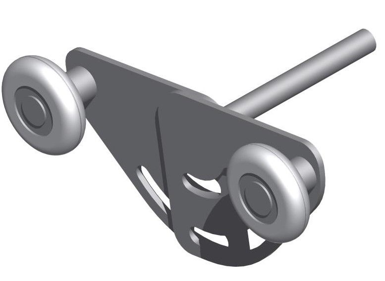 SOMMER 25070.1 Supporto rulli doppi 11 mm