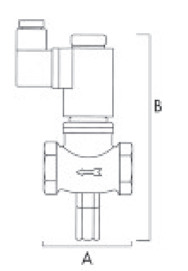 TECNOCONTROL VR715 Manual reset solenoid valve 12Vdc NC 1/2 inch