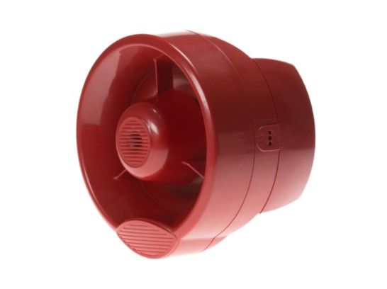 INIM FIRE CWS100 Conventional siren - wall mounting - IP65. Red color