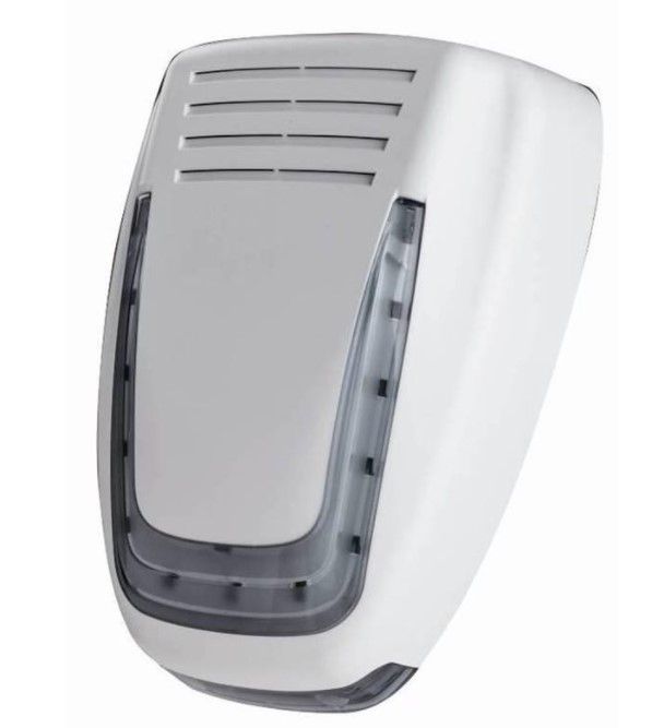 VENITEM 23.23.12 MOSE L LUX opaque white/smoked EN50131-4 siren with spotlights