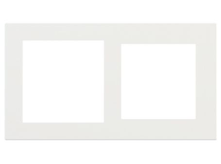 EKINEX EK-D2G-F_ Double plate 1 window 55X55 + 1 window 60X60 in Fenix ​​NTM