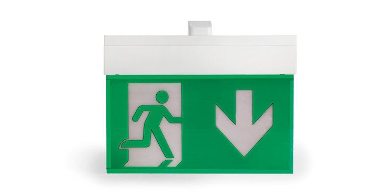 LIXIT HP320BA000340 Safety warning lamp for the exodus (PMMA warning panel excluded) - visibility up to 20m HP320 series