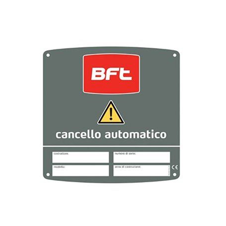 D831081 CMS ITALIA BFT 180X180 CARTELLO AVVERT