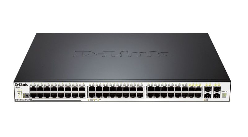D-LINK DGS-3120-48PC STACKABLE 48PORT SFP L2 GIGE SW POE
