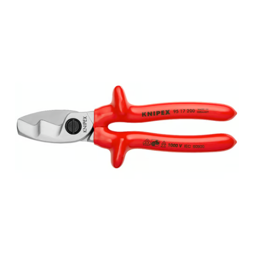 KNIPEX 95 17 200 Cesoia per cavi con doppio tagliente