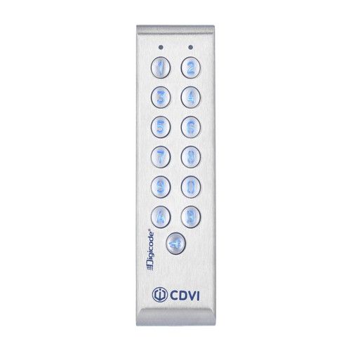 CDVI PROFILBT TASTIERA BLUETOOTH ANTIVANDALO IN INOX RETROILLUMI