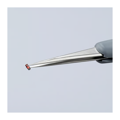 KNIPEX 92 21 12 ESD Pinzetta di gomma ESD acciaio inox