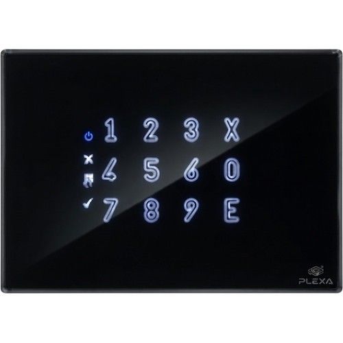 PLEXA KPS-ION-FT Mifare 13.56 MHz peripheral and gold glass keyboard