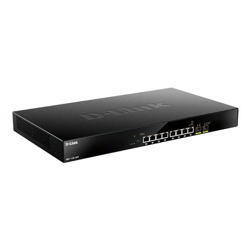 D-LINK DMS-1100-10TP 10-Port Multi-Gigabit PoE Smart Managed Switch- 8