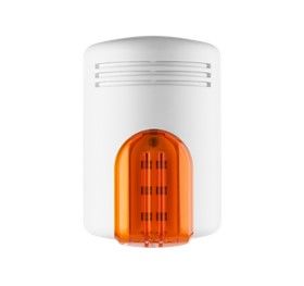 VENITEM 23.30.01 DUCALE LS opaque white-orange EN50131-4 siren with patented anti-shock anti-foam system against violent shocks