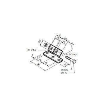 MINGARDI 2700064 Front bracket for window frame/Window front bracke