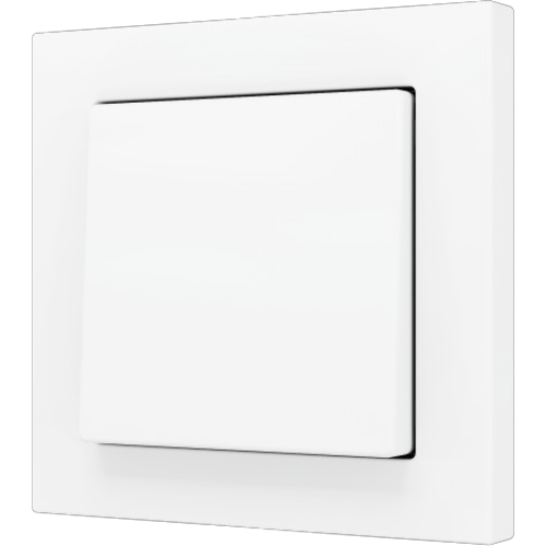 ZENNIO ZS551PB1MW ZS55. Simple Soft push button for 1 binary input 5