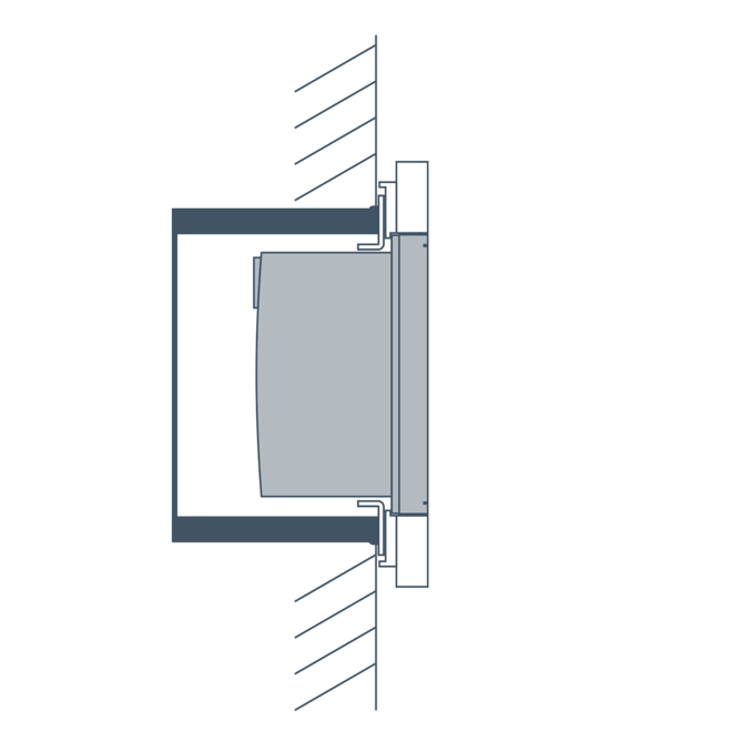 ELSNER 71802 Cala 101 T KNX sec, black RAL9005