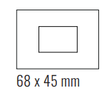 EKINEX EK-SRG-CHA Surface plate (71 and 20Venti ) rectangular in champagne colour