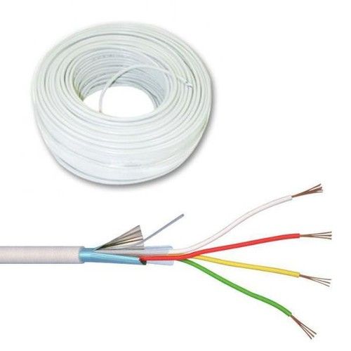 KTS FROHRC42K10 WHITE PVC SHIELDED ALARM CABLE C4 UNEL 36762 2x