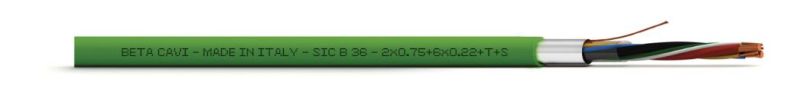 BETA CAVI SICB36 Formation mm2 2x0.75 + 6x0.22 + T + S SF Packaging