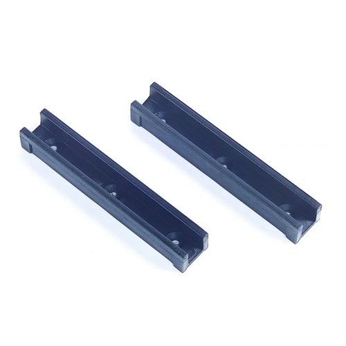 FAAC 722189GLASS COPPIA PATTINI INFERIORI ANTA CRISTALLO