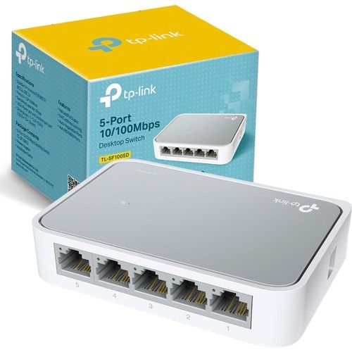 TP LINK TL-SF1005D SWITCH DESKTOP 10/100 5 PORTE Switch Switch Stand-