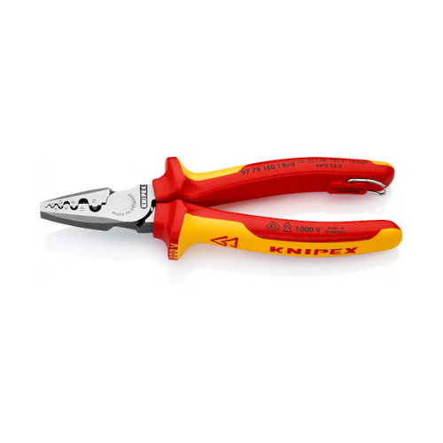 KNIPEX 97 78 180 T Pinza per serrare terminali a bussola TT