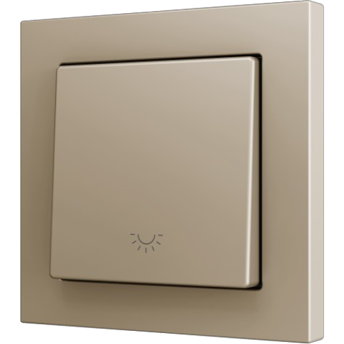 ZENNIO ZS551PB1LC ZS55. Simple Soft push button for 1 binary input 5