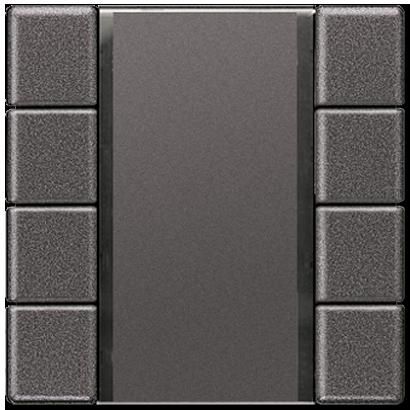 JUNG AL2074NABSAN Sensore a tasti 4 canali Standard- per accoppiatore bus KNX 2070U e radiotrasmettitore 40FW- Modelli in metallo- antracite