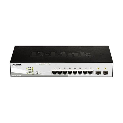 D-LINK DGS-1210-10P/E SWITCH 10 PT 1000 POE +2 MINIGBI