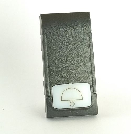 MAPAM 872N Art 872N Black Doorbell Button Cover