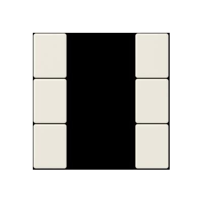 JUNG A503TSA Key covers for sensor 3 channels F50- mod. A500- white