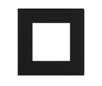 EELECTRON EEBP200790001-3 9025 2-MODULE PLATE, BLACK (10PCS)