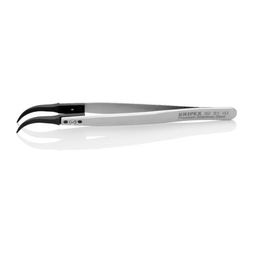 KNIPEX 92 81 03 Pinzetta con punte intercambiabili ESD