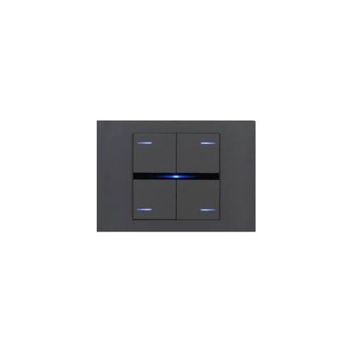 EELECTRON BK04FX-0724 KIT 4 TASTI QUADRATI FENIX GRIGIO 0724 - LINE