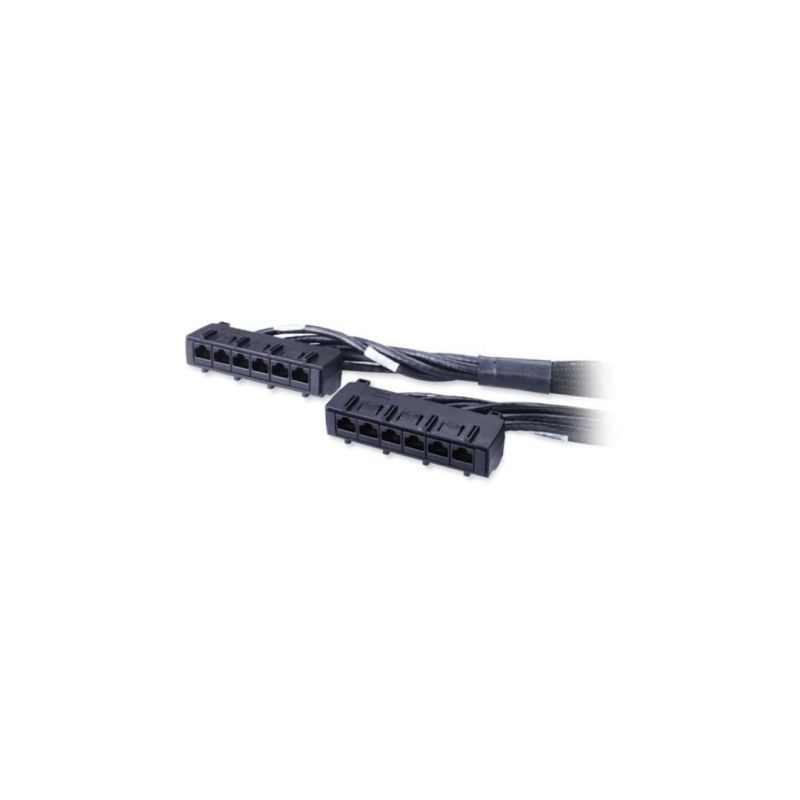 APC UPS DDCC6-060 CAT6 UTP CMR 6 X RJ-45 BLACK 60 FT