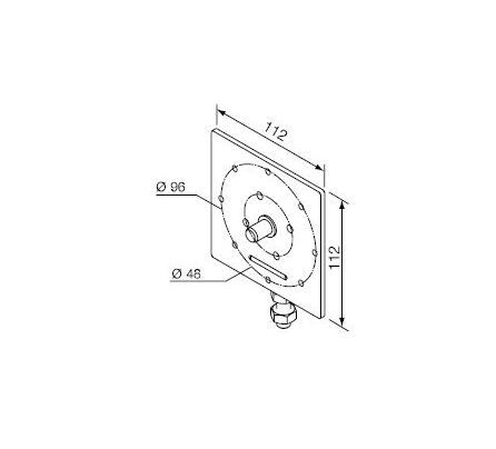 NICE 692.27.00 Adjustable support diameter 10 mm
