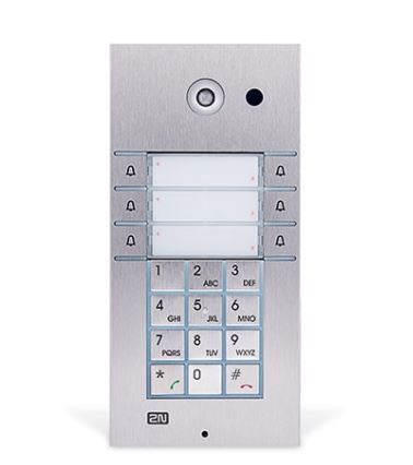 9135160KE 2N Vario 3 x double button + keypad